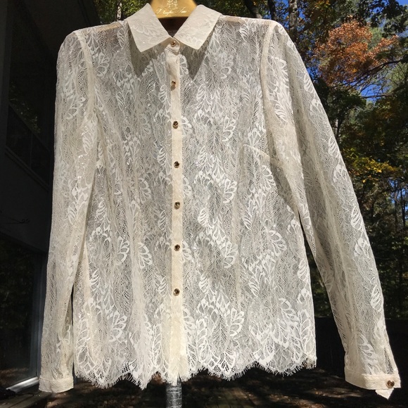 St. John Tops - St. John Evening Lace Blouse